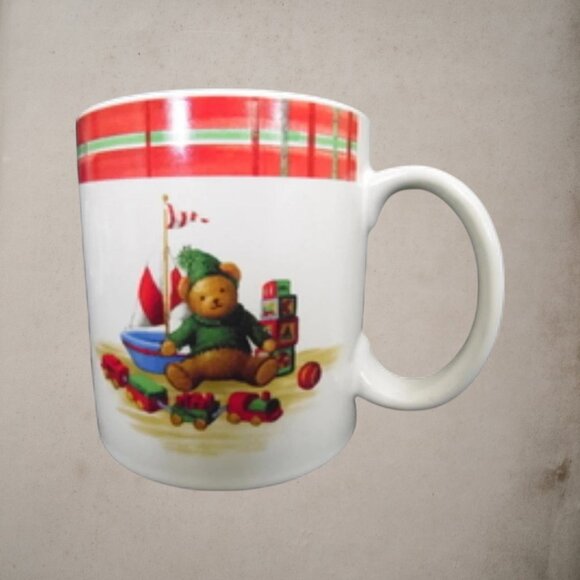 Mugs Cocoa Oneida Sakura Christmas Morning Stoneware 4 pc. Vibrant Coffee T2 - Picture 6 of 8